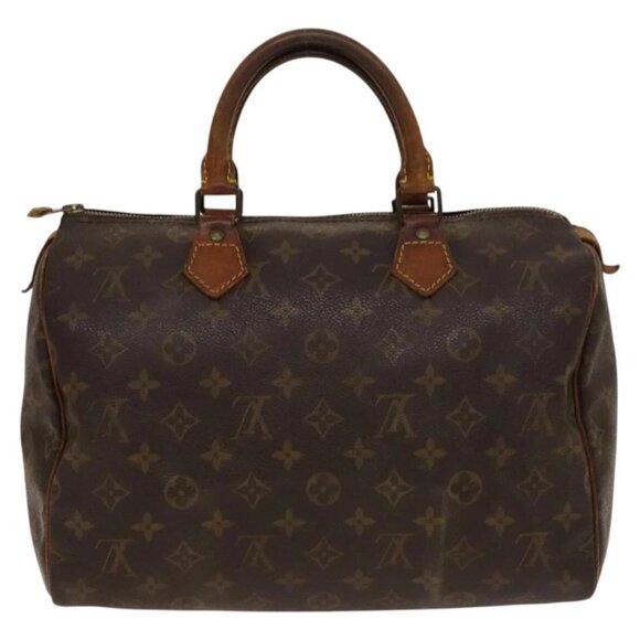LOUIS VUITTON Monogram Speedy 30 Hand Bag M41526 LV Auth 140774 - Picture 3 of 15